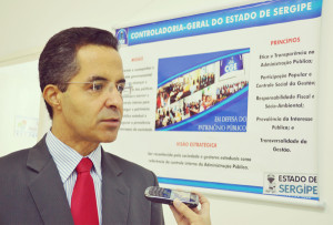  Secretário-chefe da CGE/SE, também é contador, auditor federal e membro da Academia Sergipana de Ciências Contábeis (ASCC). (Foto: CGE/SE)