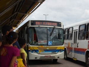 Terminal de ônibus em Aracaju. (Foto: Marina Fontenele/SE)