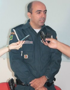 Comandante da CPTran, major Fábio Machado. (Foto: Ascom/Detran/SE)