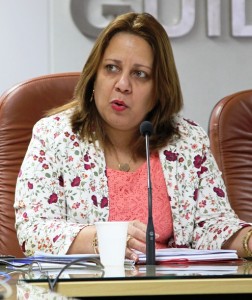 Secretária de Estado de Saúde, Joélia Silva fala sobre importância da obra para o estado / Foto: Ascom/SES