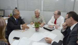 Jackson Barreto foi a Brasília para discutir a cessão dos terrenos.(Foto: Roque Sá)