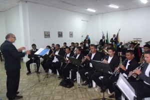 Banda Luiz Ferreira Gomes participa da festa (Foto: Divulgação) 