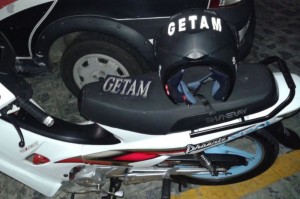 PM recuperou motocicleta tomada em assalto no José Conrado de Araújo (foto: divulgação) 
