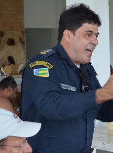Major Rolemberg Comandante do Batalhão de Canindé. (Foto: Luiz Valério)