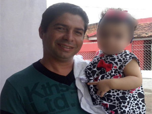 Fábio Vieira Dantas, suspeito de assassinar a filha de apenas 1 ano e 4 meses. (Foto: Acervo pessoal)