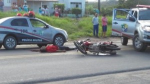 Homem foi morto ao trocar tiros com a polícia. (Foto: Internauta)