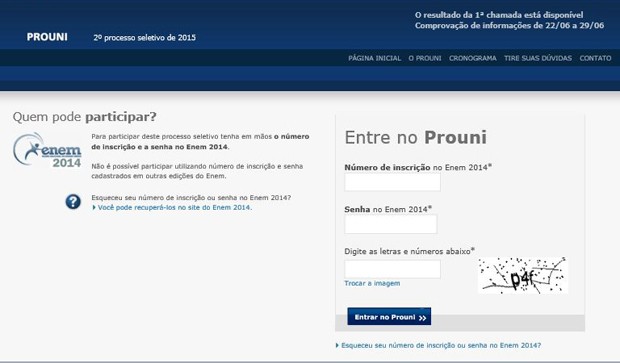 Prazo para inscrição na lista de espera do Prouni termina nesta segunda