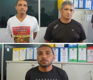 prende três suspeitos de cometerem homicídios na Grande Aracaju. (Foto: SSP/SE)