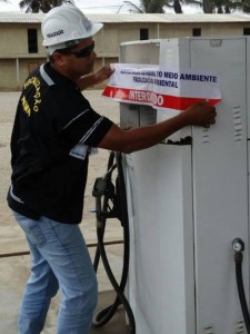 Adema interdita postos de combustíveis no interior de Sergipe (Foto: Assessoria Adema)