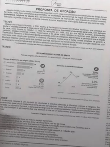 Novo boato de vazamento da redação do Enem faz Inep ir à Polícia Federal