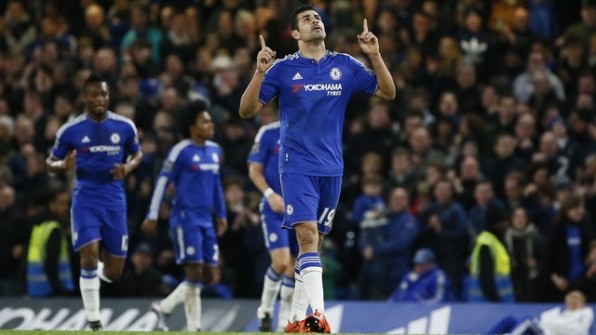 Diego Costa marca dois Gols na reestréia do treinador do Chelsea