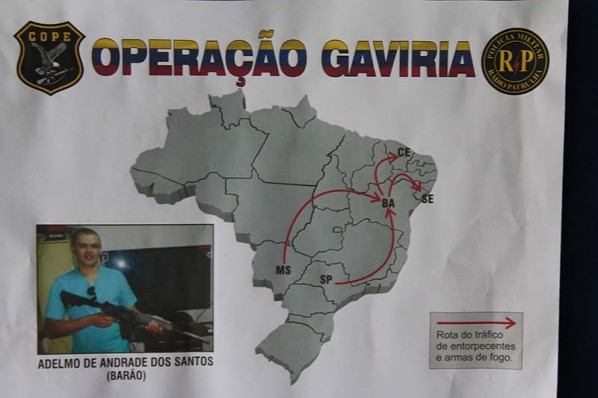 Polícia de Sergipe desarticula quadrilha do 'Barão' do tráfico de drogas e de armas do Nordeste