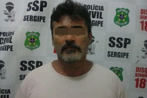 Acusado de molestar criança de 7 anos, foi pelo pelo DAGV. (Foto: cedida pela SSP/SE)