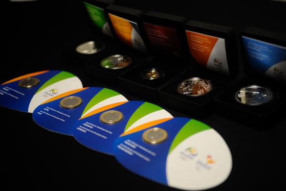 Mais de 80% das 187 mil moedas comemorativas da Olimpíada já foram vendidas