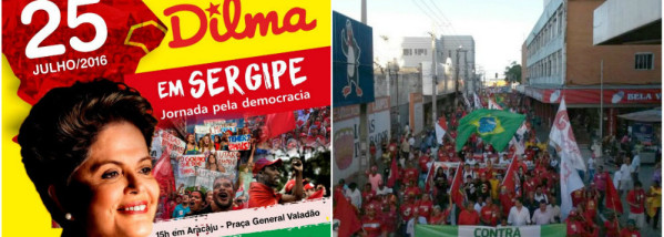 Dilma estará em Aracaju no dia 25 para a Jornada da Democracia