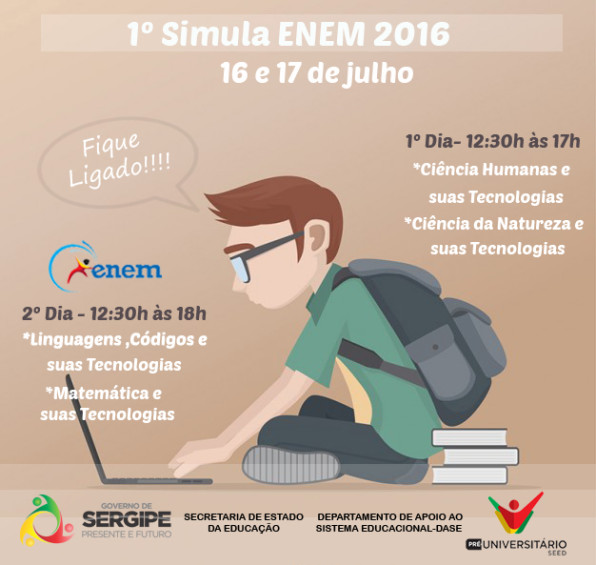 Secretaria de Educação realiza 1º Simula Enem 2016 para mais de 5 mil alunos