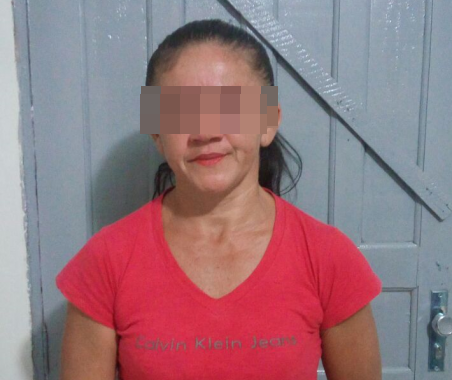 Suspeita foi presa no município de Nossa Senhora das Dores. (Foto:  SSP/SE)
