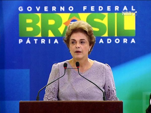 Julgamento de Dilma Rousseff continua nesta segunda com depoimento da presidente afastada. (Foto: arquivo/NBR)