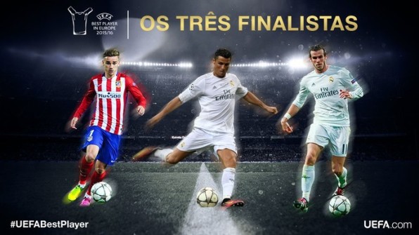 Sem MSN: CR7, Bale e Griezmann disputarão posto de melhor da Europa