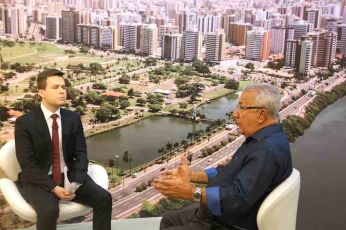 Governador concedeu entrevista na manhã desta terça-feira (20).(Foto: Jorge Henrique/ASN)