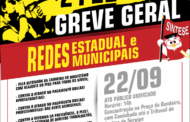 Professores das redes municipais e da rede estadual de Sergipe fazem greve geral