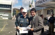 Policiais da CPTran são homenageados durante abertura da Semana Nacional de Trânsito
