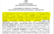 No apagar das luzes: prefeito de São Cristóvão, quer fazer licitação da Iluminação Pública por 35 anos.