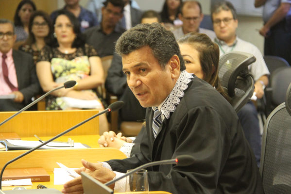 O conselheiro-relator, Ulices Andrade (Foto: Cleverton Ribeiro)