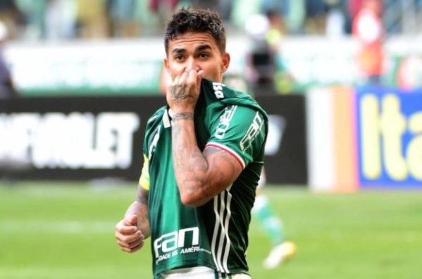 Dudu: o camisa 7 e capitão do Palmeiras foi o grande nome da vitória sobre o Bota (Foto: Djalma Vassão/Gazeta Press)