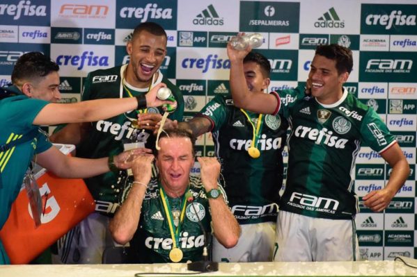 Mostrando que sabe bem o que vem pela frente, Cuca previu que o Palmeiras ganharia o Brasileiro ainda em abril, logo após cair na semifinal do Campeonato Paulista. (Foto: Fernando Dantas/Gazeta Press)