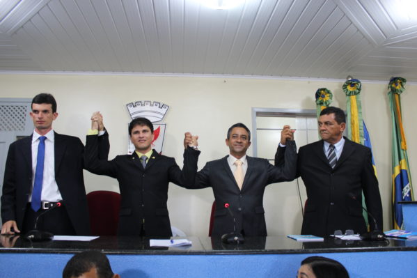 Diego Prado (PSDB), Paulo Júnior (PSL) e Djalma Santana (PRP) também farão parte da mesa diretora para o biênio 2017/2018. (Foto: Orácio Oliveira/SE Notícias)