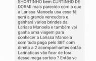 Fãs de Larissa Manoela são assediados em perfil falso