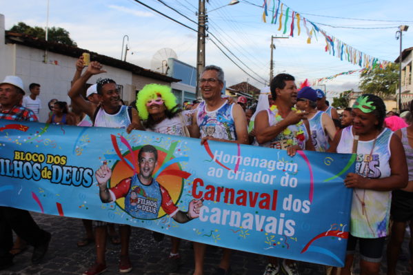 O bloco “Filhos de Deus”, termo como carinhosamente Zezinho cumprimentava seus conterrâneos foi a grande novidade do carnaval da cidade e a forma encontrada para fazer a homenagem