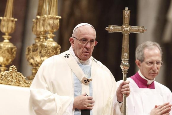 O papa Francisco condenou a corrupção e abusos sexuais (Foto: Agência Lusa/EPA/Giuseppe Lami/Direitos Reservados) 