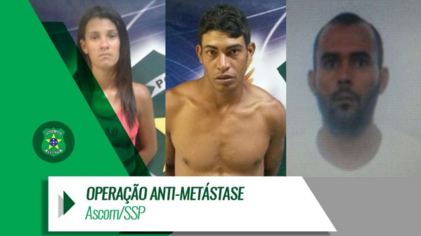 A operação intitulada Anti-mestástase resultou na morte  de um suspeito e na prisão de três. (Foto: SSP/SE) 