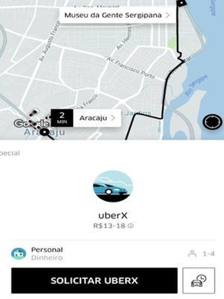 Uber começa a aceitar pagamento em dinheiro em Aracaju (Foto: Uber/Divulgação)