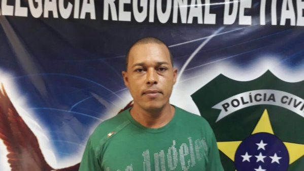 A prisão foi resultante de cumprimento de mandado de prisão