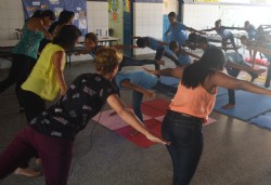 Aulas de Yoga são iniciadas em escolas de Socorro (foto: divulgação/Ascom)