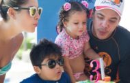 Wesley Safadão comemora aniversário da filha em parque no Ceará