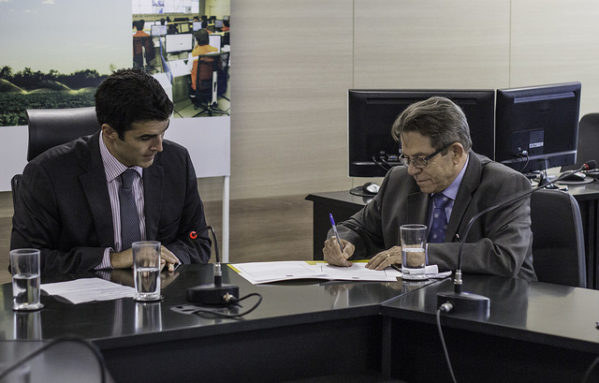 Avelino Neiva tomou posse no cargo de presidente da Codevasf em solenidade no gabinete do ministro da Integração Nacional, Helder Barbalho.