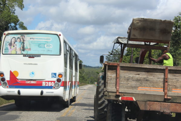 Falta de manutençao na Rodovia João Bebe Água tem sido motivo de reclamação em São Cristóvão (foto: SE Notícias)