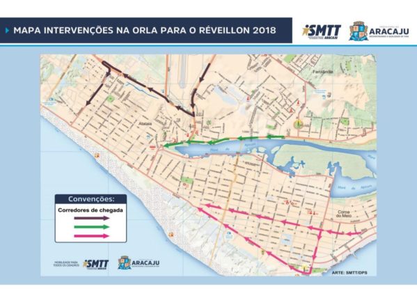 SMTT Aracaju monta esquema especial de trânsito para o Réveillon