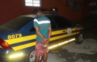 Em São Cristóvão, PRF detém homem com mandado de prisão em aberto pelo crime de homicídio