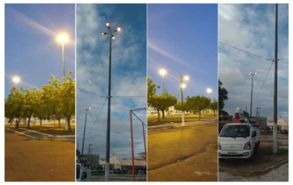Prefeitura restabelece iluminação em praças de Socorro