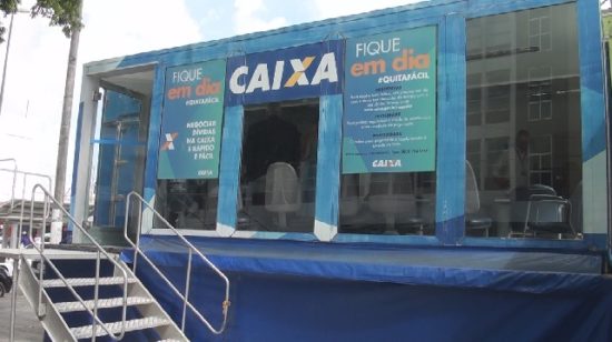 Caminhão de negociação da Caixa realiza atendimento em Aracaju
