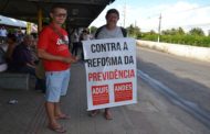 Sindicalistas ocupam terminais contra a reforma da previdência social
