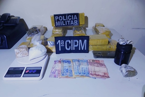 Polícia Militar apreende drogas e prende dois indivíduos por tráfico em São Cristóvão