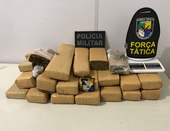 Polícia Militar prende suspeitos de tráfico de drogas em São Cristóvão
