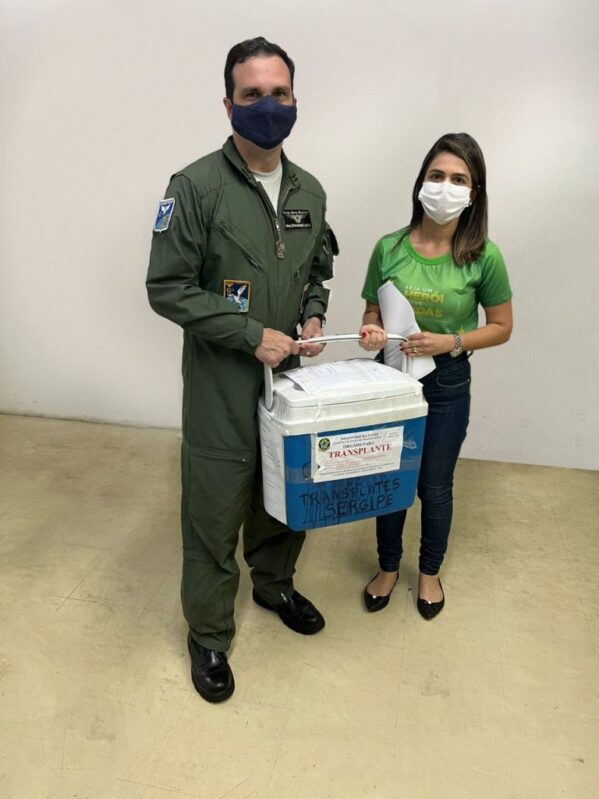 Aeronave da Força Aérea Brasileira transporta órgãos do empresário João Tarantella para estados com receptores compatíveis
