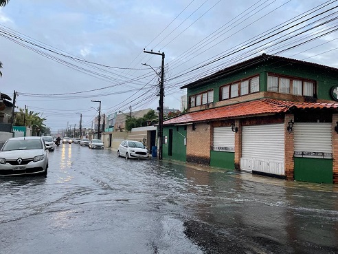 Sergipe tem novo alerta de chuvas moderadas a fortes pelas próximas 48h